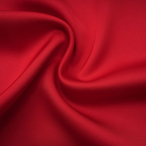 Aurohaya Berit Red Scarf Off Shoulder Ruched Maxi Dress