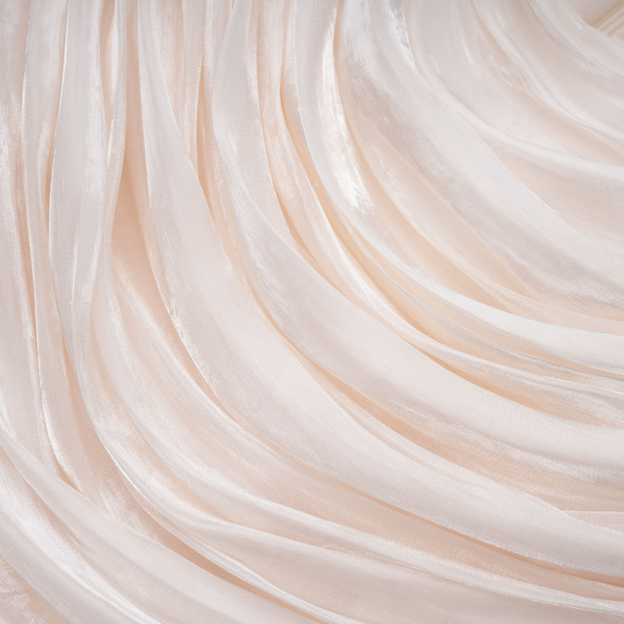 Aurohaya Hege Cream Glossy Ruched Cape Maxi Dress