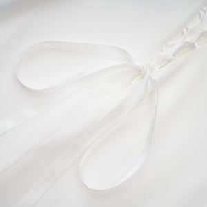 Aurohaya Léonie White Tulle Cape & Dress Set
