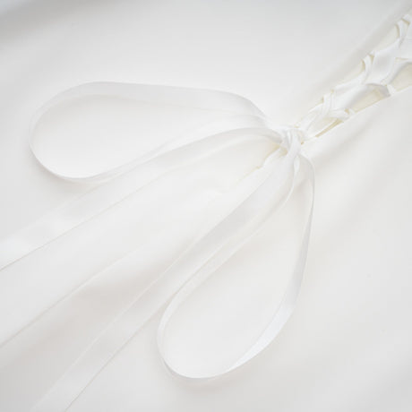 Aurohaya Léonie White Tulle Cape & Dress Set