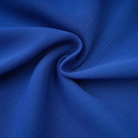 Aurohaya Faustine Blue Cape Design Ruched Maxi Dress