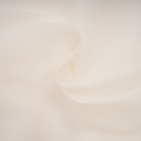 Aurohaya Riley Cream White Draped Tulle Maxi Dress