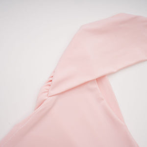 Aurohaya Rêverie Pink Sweetheart Neck Maxi Dress