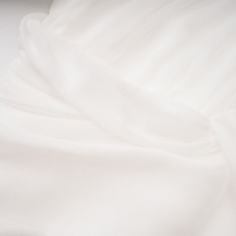 Aurohaya Déotille White Asymmetrical Ruched Mini Dress