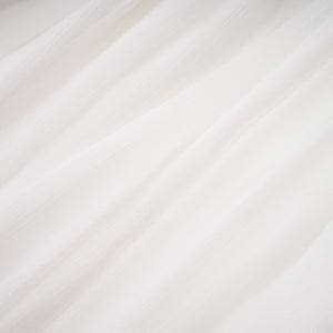 Aurohaya Déotille White Asymmetrical Ruched Mini Dress