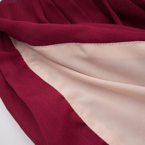 Aurohaya Théa Burgundy Asymmetrical Ruched Mini Dress