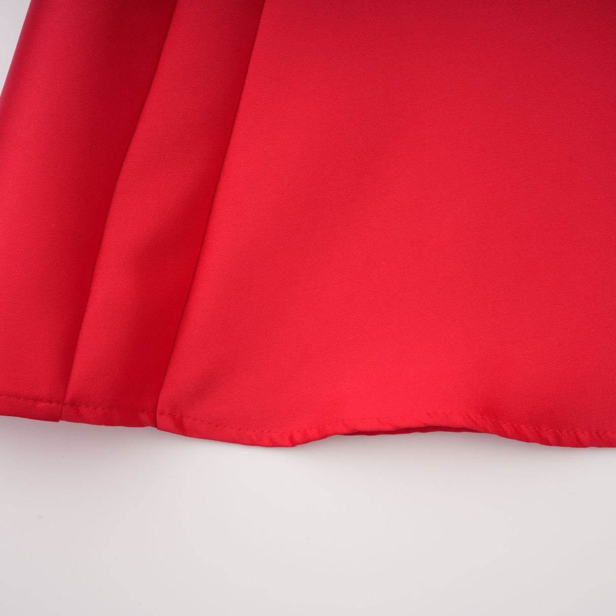 Aurohaya Aventin Red Godet Design Midi Dress