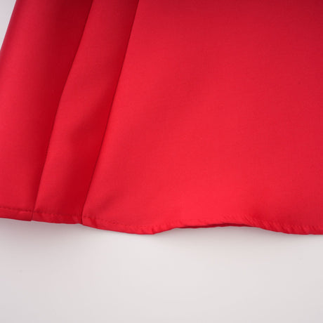 Aurohaya Aventin Red Godet Design Midi Dress