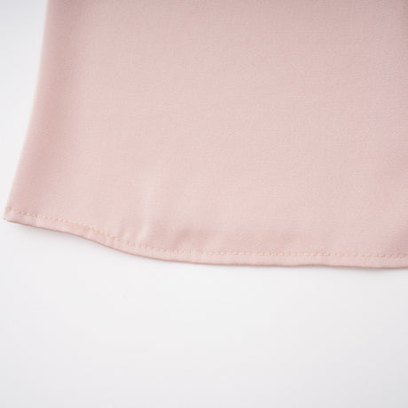 Aurohaya Everleigh Champagne Satin Top & Skirt Set With Cape Detail