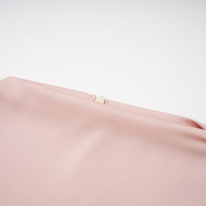 Aurohaya Everleigh Champagne Satin Top & Skirt Set With Cape Detail