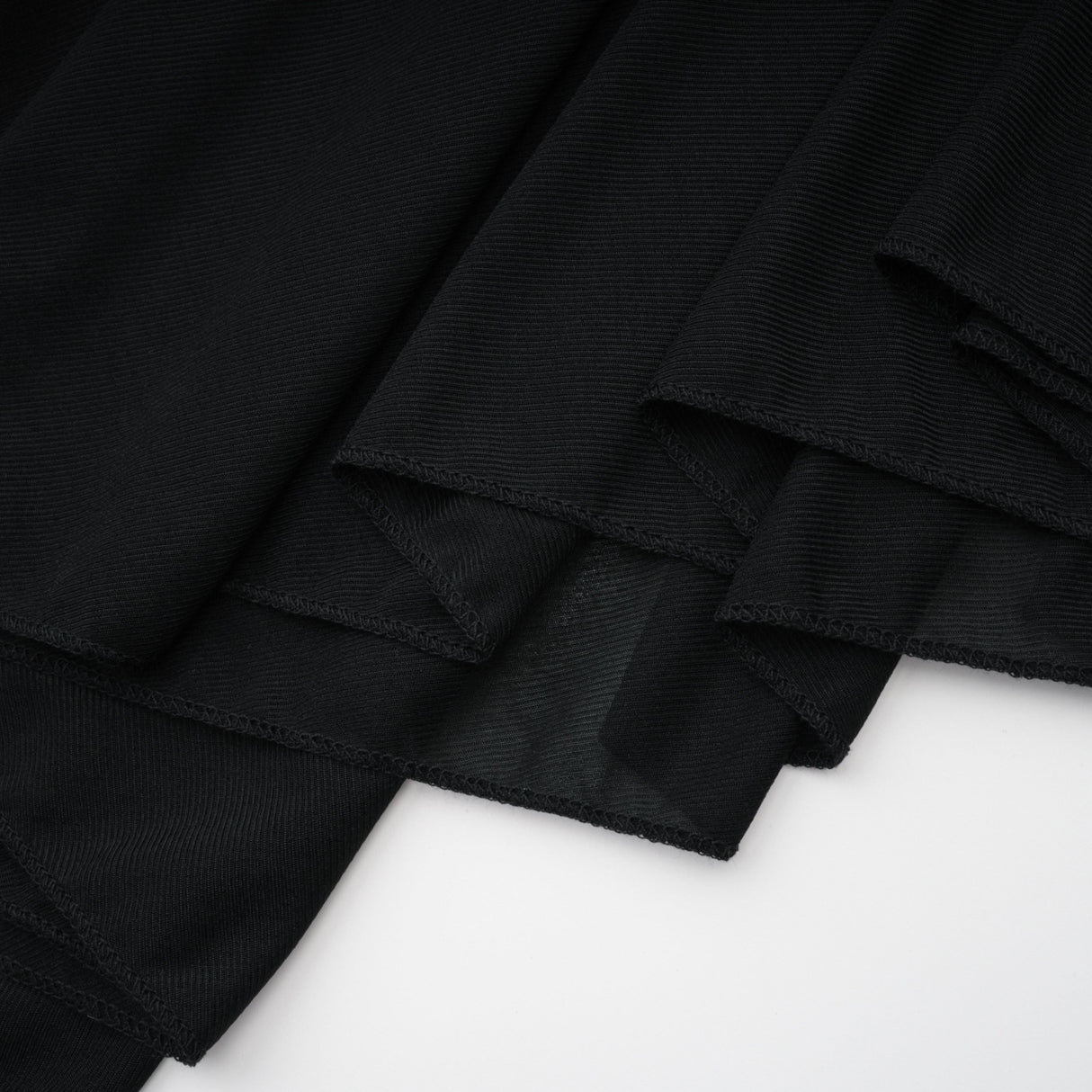 Aurohaya Greta Black Ruched Sheer Mesh Maxi Dress