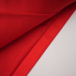Aurohaya Laure Red Heart Off-shoulder Mini Dress