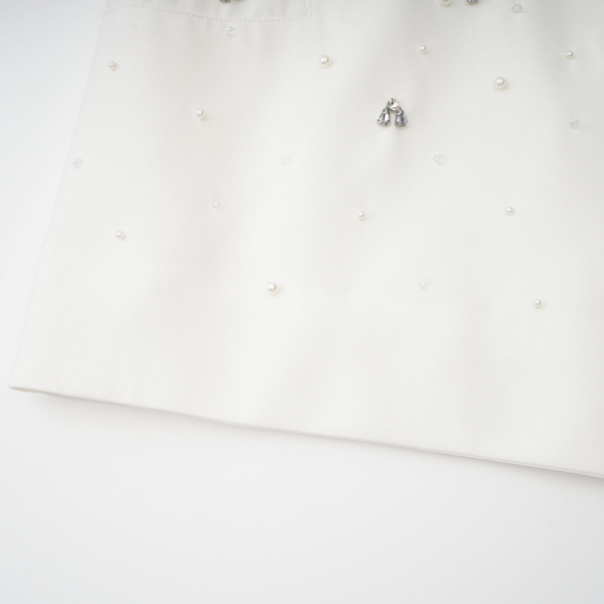 Aurohaya Melisande White Embellished Dress & Skirt Set