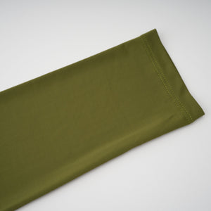 Aurohaya Emilia Green Asymmetrical Ribbon Draped Maxi Dress