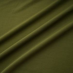 Aurohaya Emilia Green Asymmetrical Ribbon Draped Maxi Dress