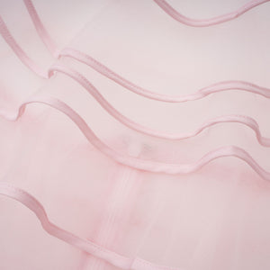Aurohaya Nonchalante Pink Tiered Halterneck Maxi Dress