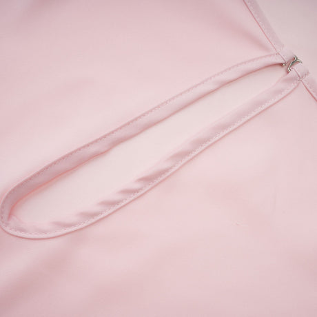 Aurohaya Nonchalante Pink Tiered Halterneck Maxi Dress