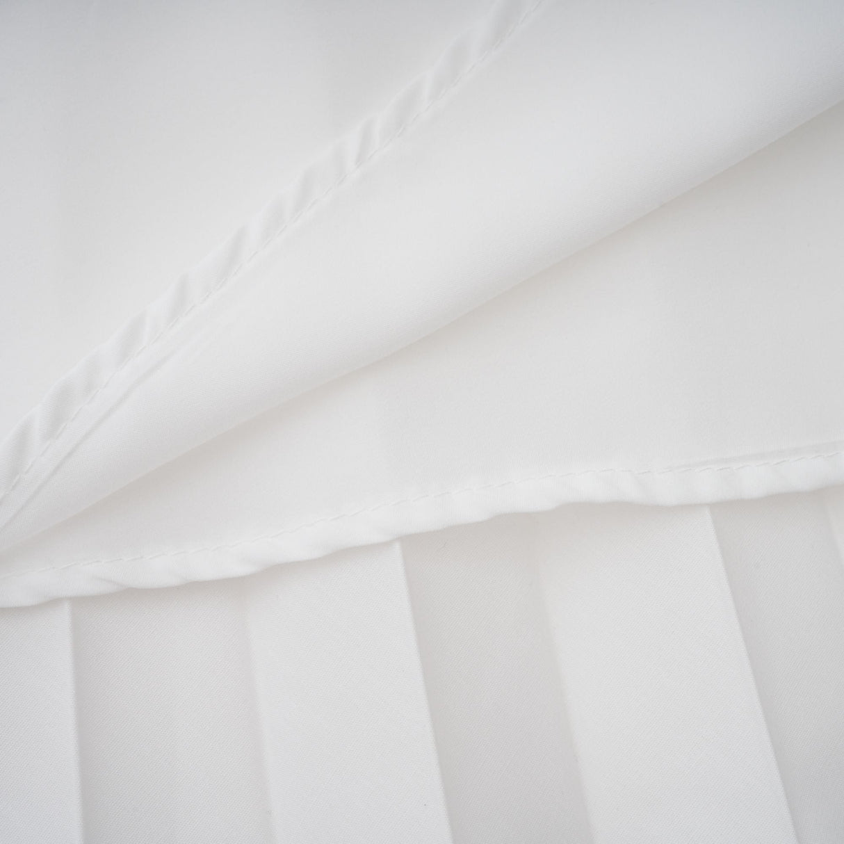 Aurohaya Vienne White Lace-Up Pleated Maxi Dress