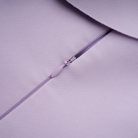 Aurohaya Annabelle Purple Cape-Design Ribbon Maxi Dress