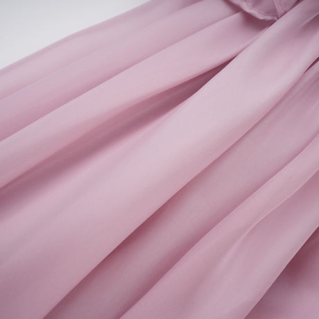 Aurohaya Brooklyn Pink Glossy Bubble Hem Mini Dress