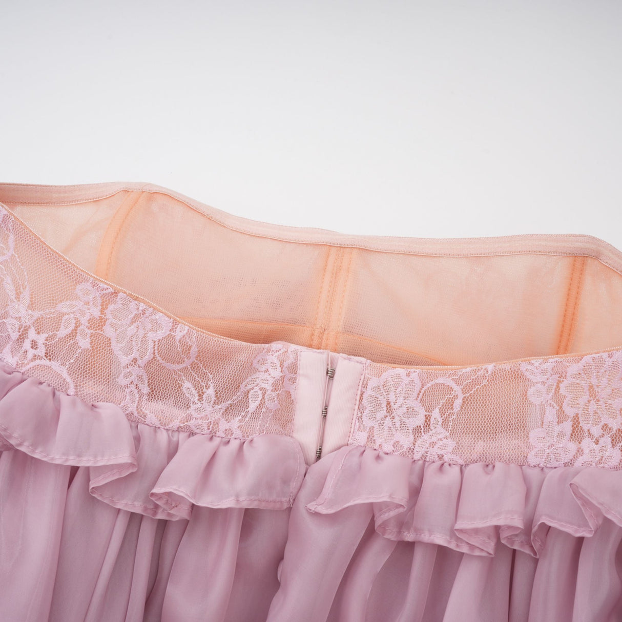 Aurohaya Brooklyn Pink Glossy Bubble Hem Mini Dress