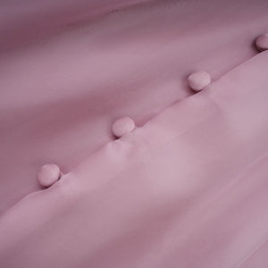 Aurohaya Brooklyn Pink Glossy Bubble Hem Mini Dress