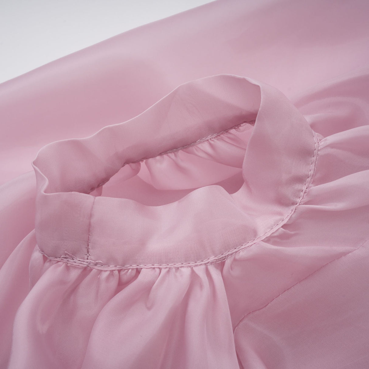 Aurohaya Brooklyn Pink Glossy Bubble Hem Mini Dress