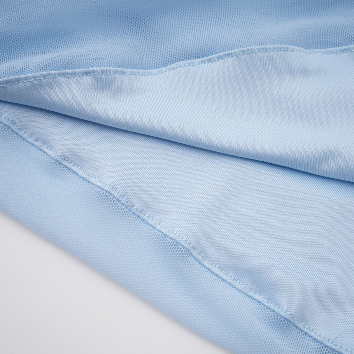 Aurohaya Sylphe Baby-Blue Asymmetrical Pleated Sleeveless Mini Dress