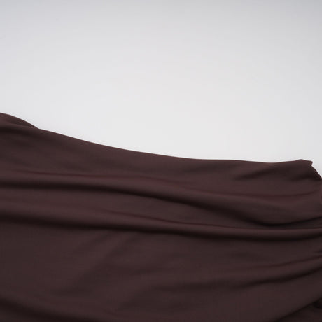 Aurohaya Prune Brown Night Out Asymmetrical Ruched Midi Dress