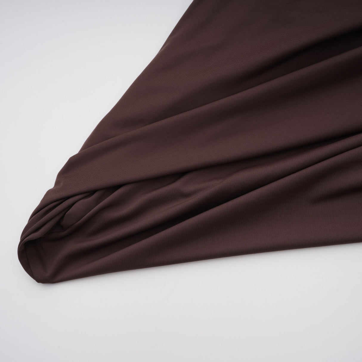 Aurohaya Prune Brown Night Out Asymmetrical Ruched Midi Dress