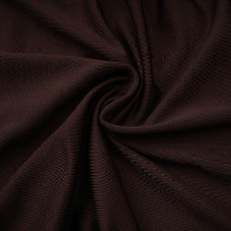 Aurohaya Brigitte Brown Lace Panel Ruched Maxi Dress