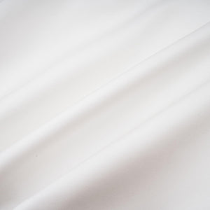 Aurohaya Maëlys white petal-layered strapless corset mini dress