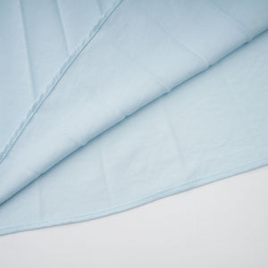 Aurohaya Andréa Blue Pleated Maxi Dress with Cutout Detail