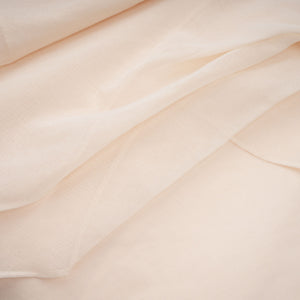 Aurohaya Aria White Asymmetrical Shawl & Tulle Panel Dress Set