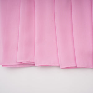 Aurohaya Laetitia Pink Pleated Train Ruched Maxi Dress