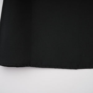 Aurohaya Ainara Black Off Shoulder Polished Midi Dress