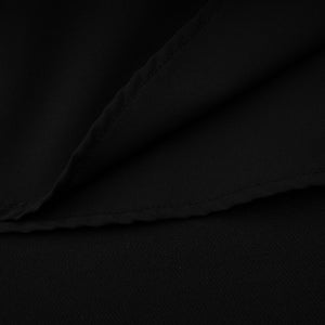 Aurohaya Ainara Black Off Shoulder Polished Midi Dress