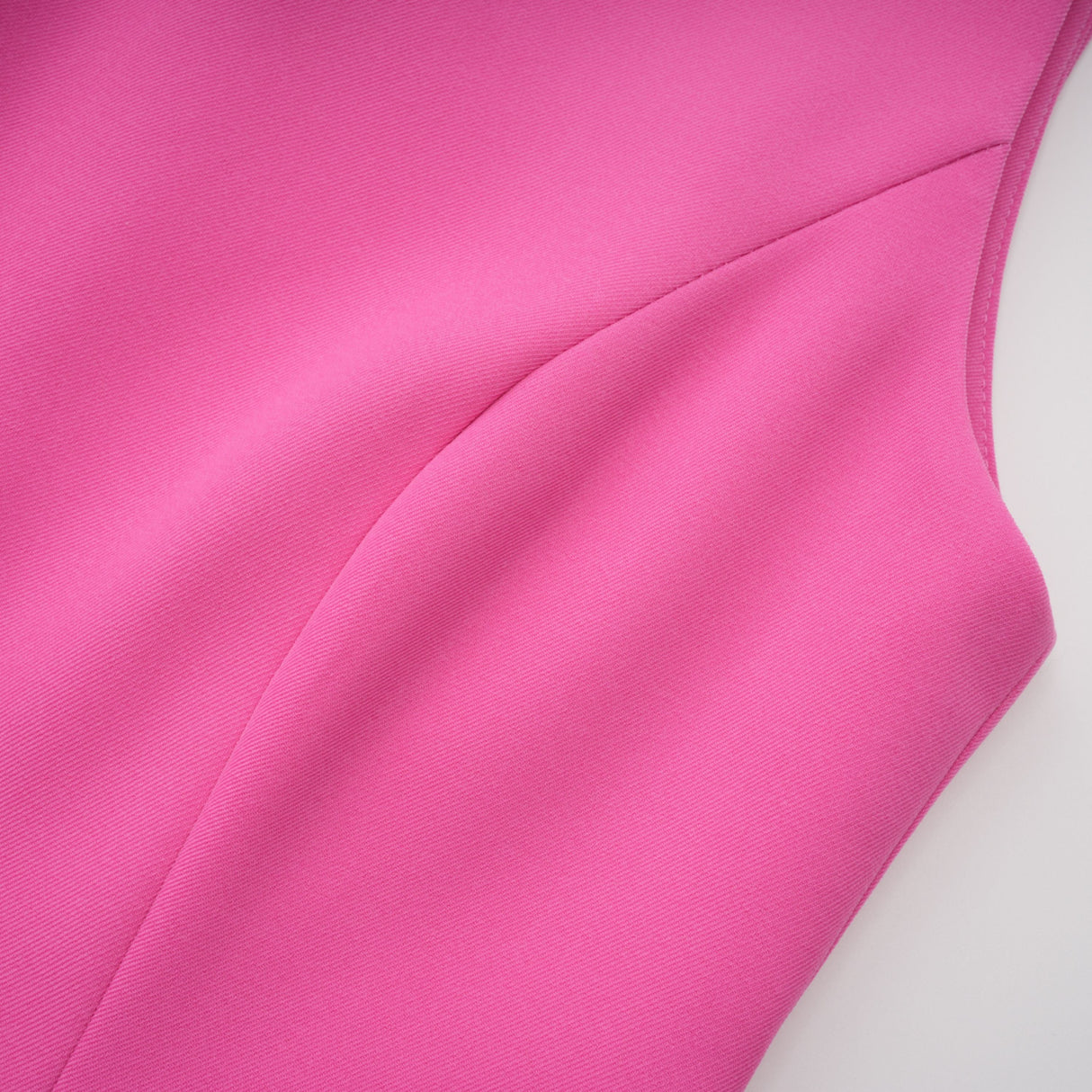 Aurohaya Fleurine Hot Pink Floral Appliqué Mini Dress