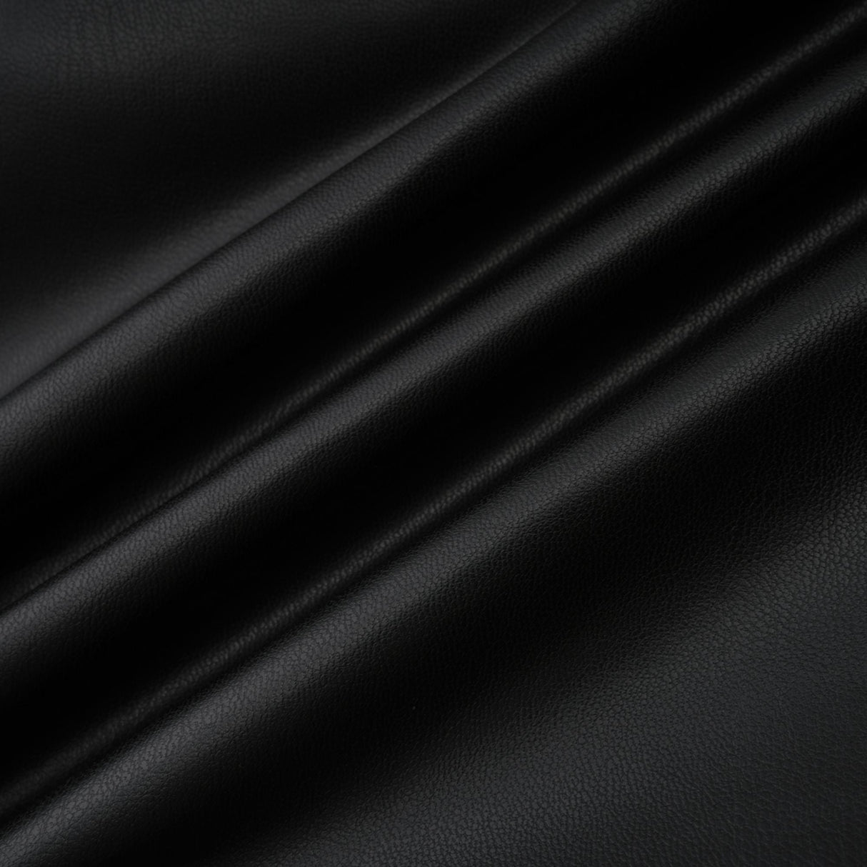 Aurohaya Agnes Black Ruched Leather Bodycon Mini Dress