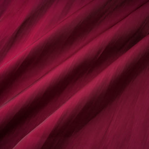 Aurohaya Danuta Burgundy Ruched Pleated Maxi Dress