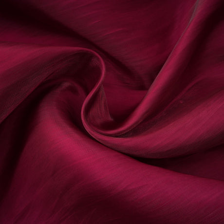 Aurohaya Danuta Burgundy Ruched Pleated Maxi Dress