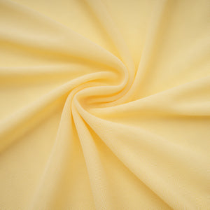 Aurohaya Yvette Yellow 3D Petal Mermaid Maxi Dress