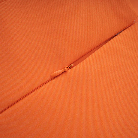 Aurohaya Irène Sequin Embroidered Off-Shoulder Midi Dress in Orange
