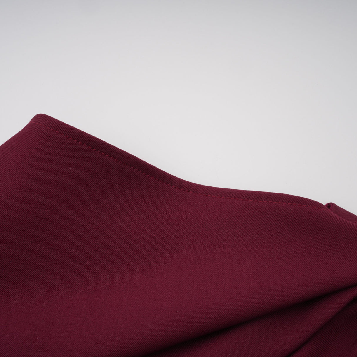 Aurohaya Wren Burgundy Asymmetrical Cape Maxi Dress
