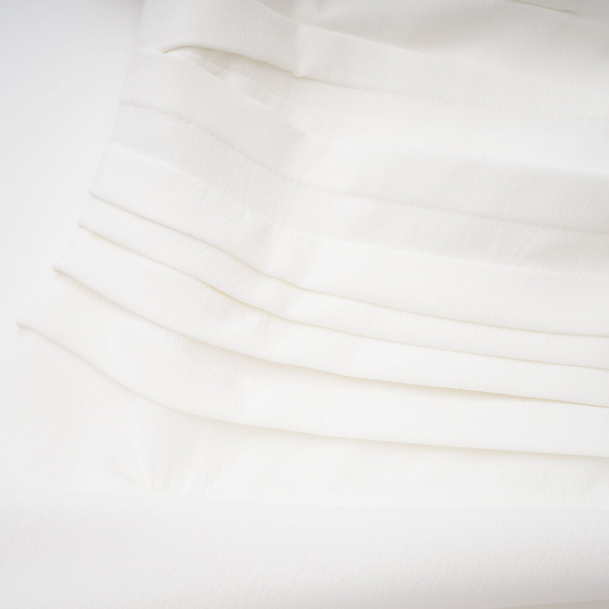 Aurohaya Blossom White One Shoulder Ruched Midi Dress