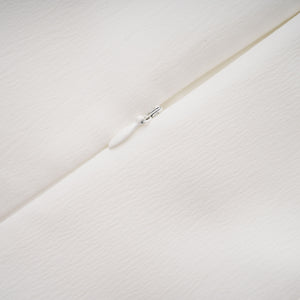 Aurohaya Blossom White One Shoulder Ruched Midi Dress