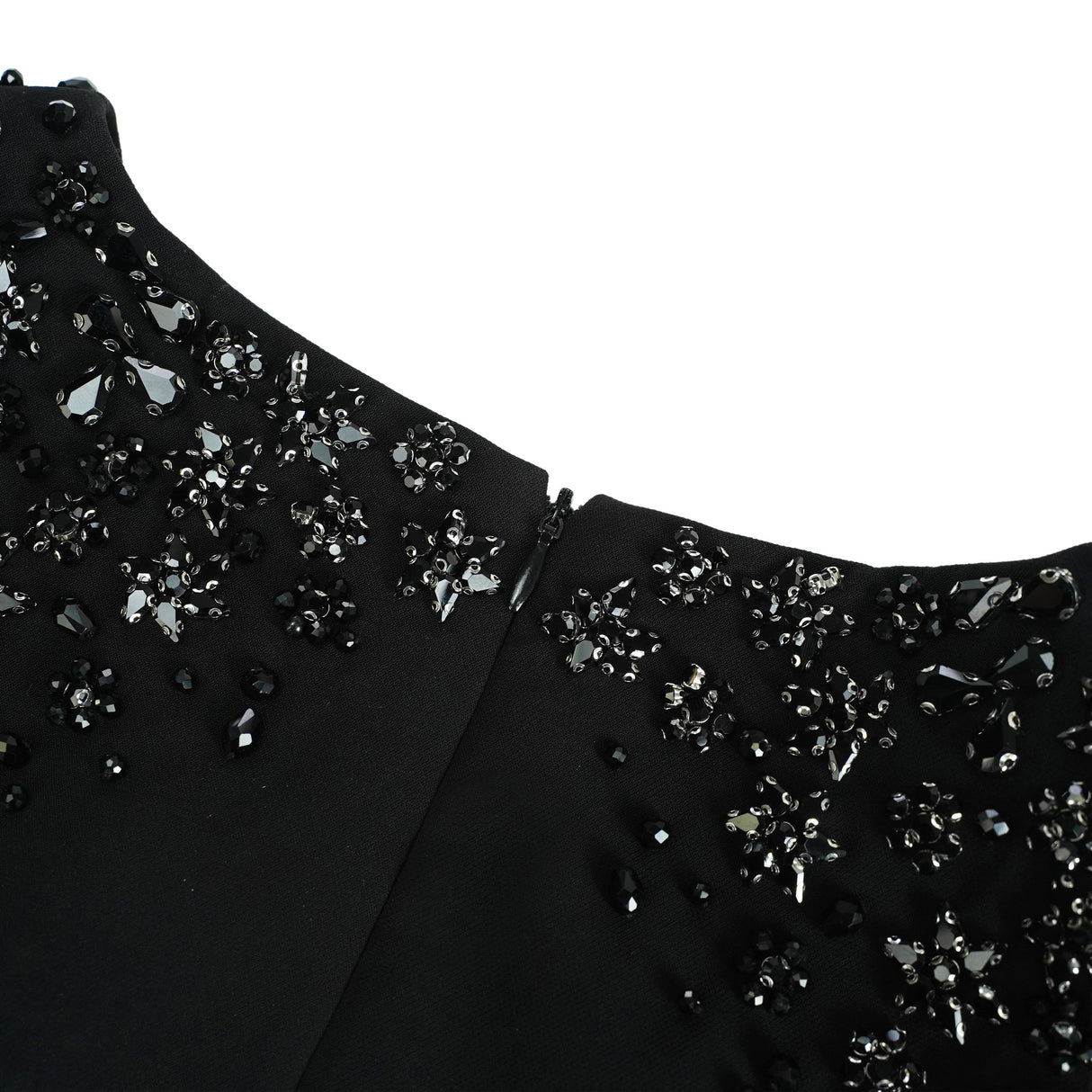 Aurohaya Yseult Black Embellished Maxi Gown