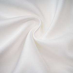 Aurohaya Airelle White Satin Panel Lace Maxi Dress