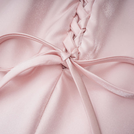 Aurohaya Charlotte Pink Off Shoulder Ruched Maxi Dress