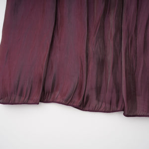 Aurohaya Sage Brown Crossed Design Maxi Dress